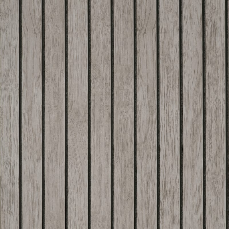 Fine Decor Manolo Grey Wooden Slat Wallpaper