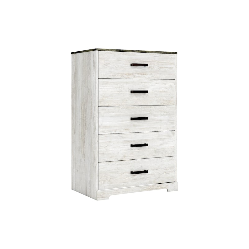 Signature Design by Ashley Shawburn Contrasting Woodgrain Chest of Drawers