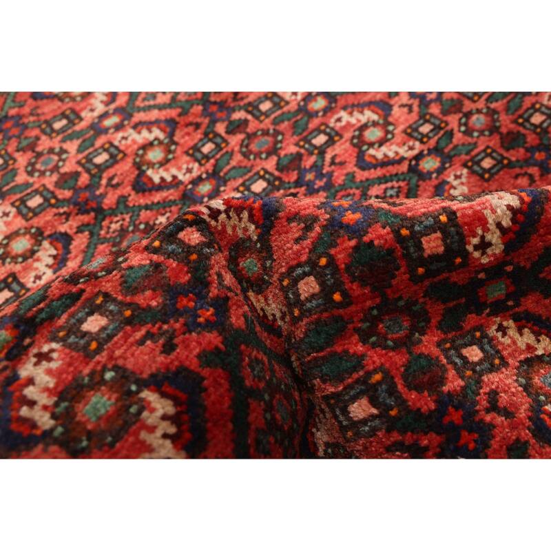 ECARPETGALLERY Hand-knotted Andelz Red Wool Rug - 3'1 x 9'5