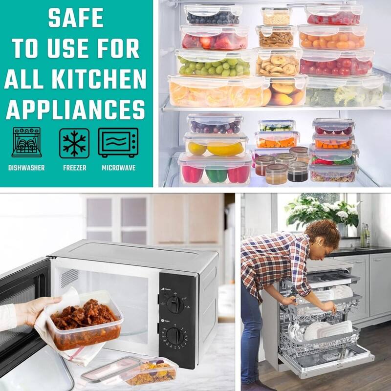 50 Pcs Large Food Storage Containers Bed Bath & Beyond 39079905