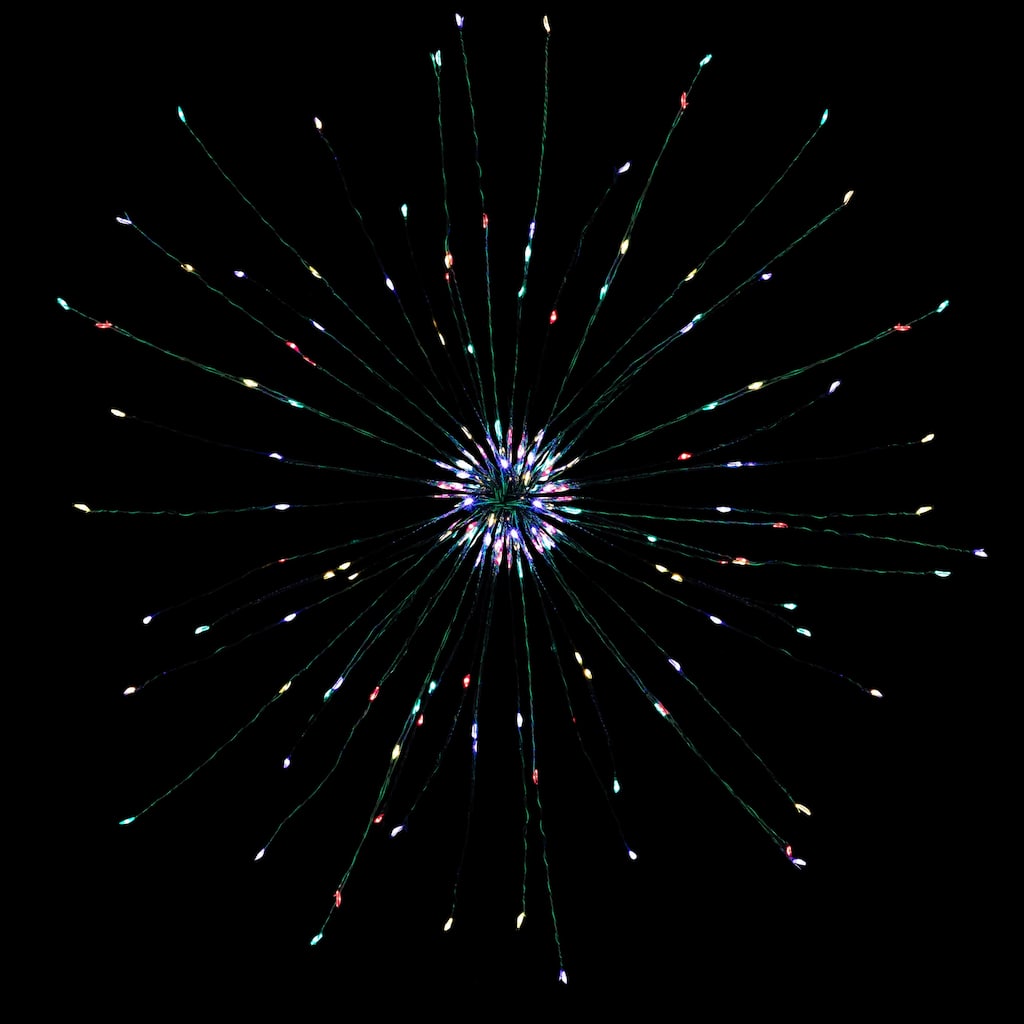 20" LED Firework Branch Christmas Decoration, Multi-Color Lights