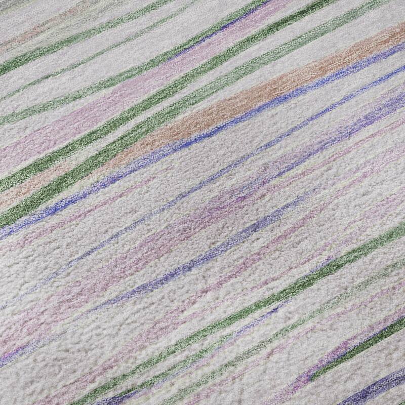 Premium Washable Super Soft Stripes Mayfield Rug