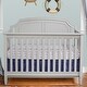 preview thumbnail 5 of 7, HomeRoots Gray Solid and Manufactured Wood Standard Four In One Convertible Crib - 56