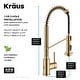 preview thumbnail 121 of 158, Kraus Bolden 2-Function 1-Handle Commercial Pulldown Kitchen Faucet