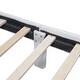 preview thumbnail 10 of 9, Queen Size Upholstered Platform Bed with Storage Drawer and LED Lights