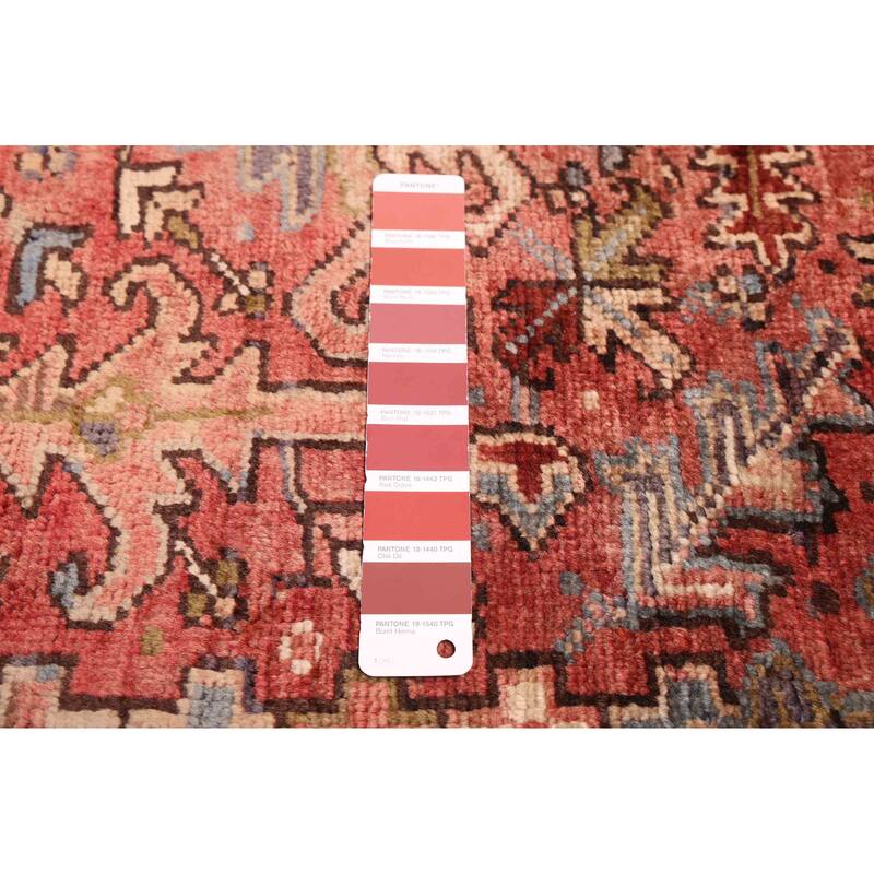ECARPETGALLERY Hand-knotted Sarabi Red Wool Rug - 9'4 x 13'0