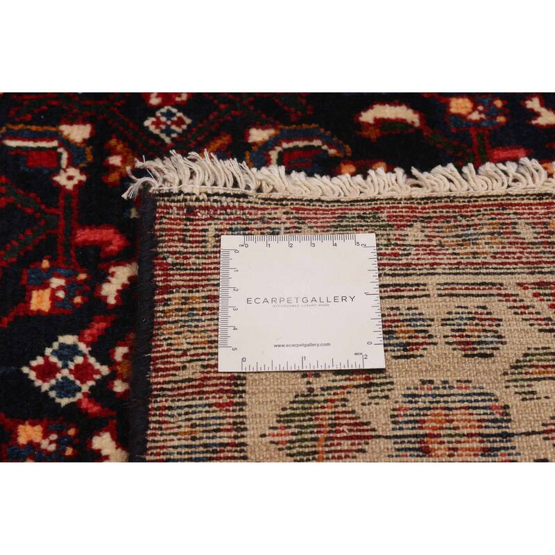 ECARPETGALLERY Hand-knotted Andelz Navy Wool Rug - 5'0 x 9'9