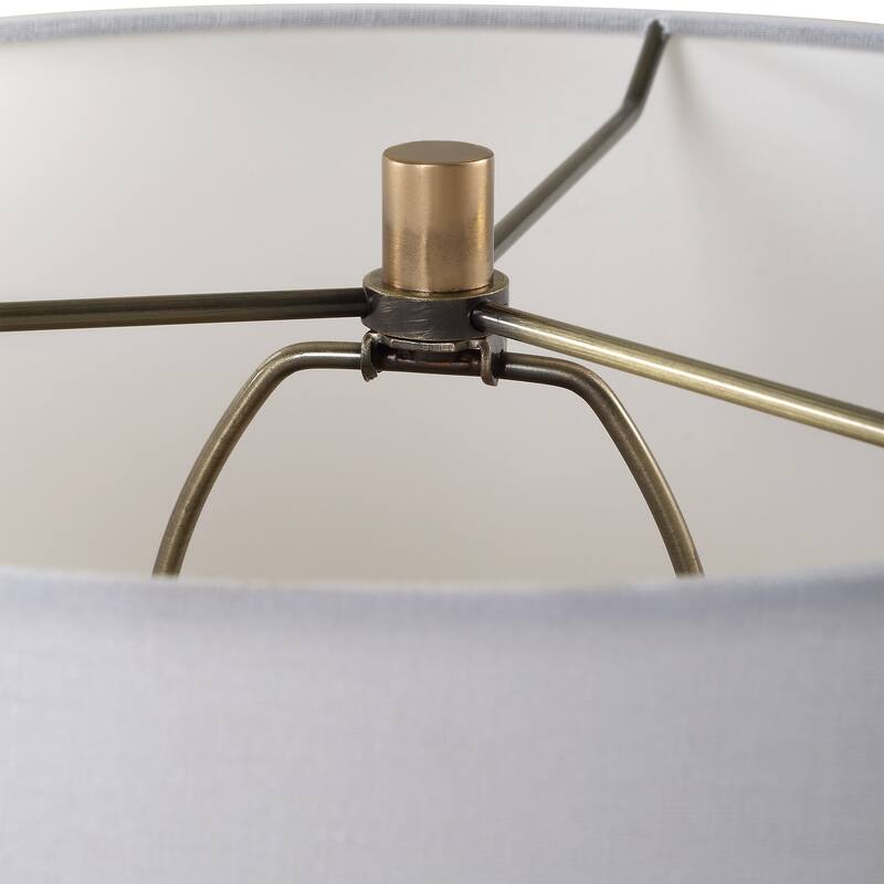 Uttermost Chianti Olive Glass Table Lamp - 27.5" H X 16" W X 16" D