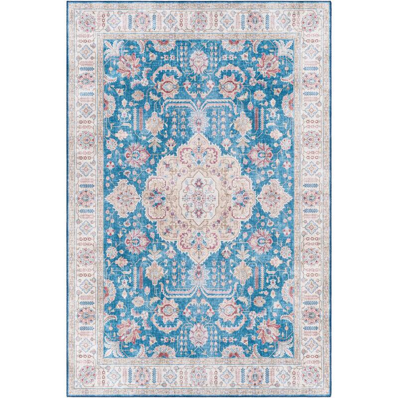 Livabliss Nydia Traditional Medallion Printed Area Rug