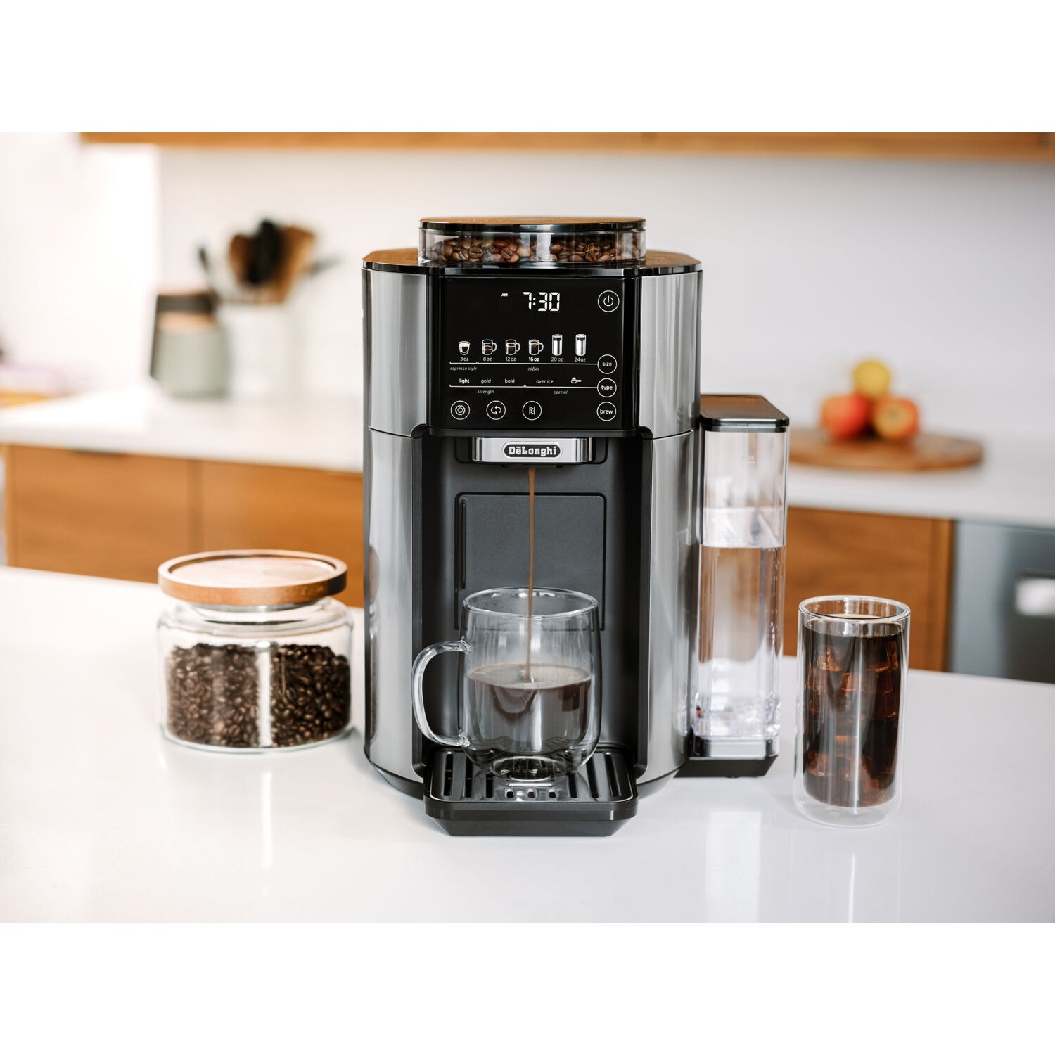 De'longhi Truebrew Automatic Coffee Maker With Bean Extract