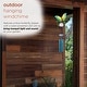 preview thumbnail 4 of 8, Alpine Corporation 48" Hanging Outdoor Butterfly Metal Wind Chime with Solar-Powered LED Lights, Blue