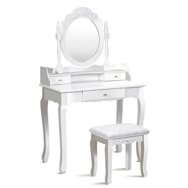 white dresser table