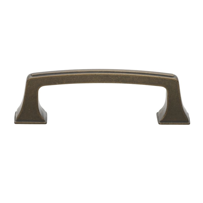 GlideRite 5-Pack 3 in. Center Antique Deco Base Cabinet Pulls