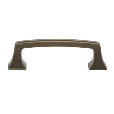 GlideRite 5-Pack 3 in. Center Antique Deco Base Cabinet Pulls
