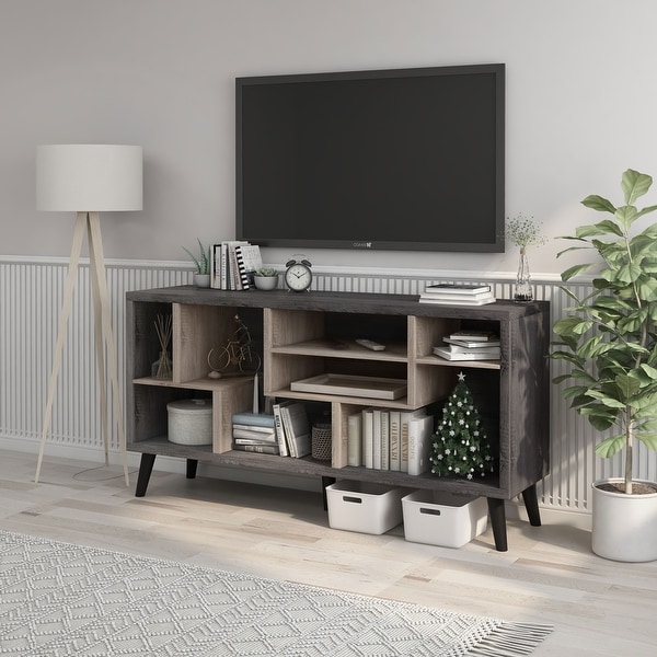 Grey tv stand 60 cheap inch