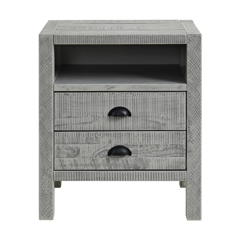 Arden 5-Piece Wood Bedroom Set with King Bed, Two 2-Drawer Nightstands, 5-Drawer Chest, 6-Drawer Dresser