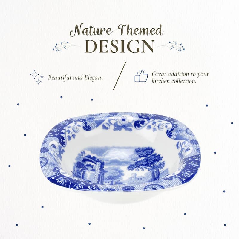 Spode Blue Italian Dip Dish - 5 in