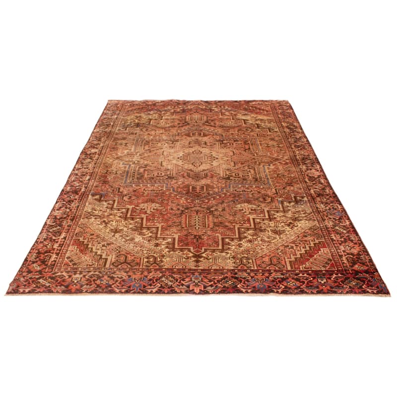 ECARPETGALLERY Hand-knotted Sarabi Copper Wool Rug - 9'7 x 12'11