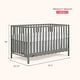 preview thumbnail 3 of 25, Dream On Me Synergy Wave 5-in-1 Convertible Crib , BSA & Greenguard Gold Certified, Converts from a Baby Crib to a Toddler Bed