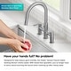 preview thumbnail 31 of 86, KRAUS Oletto Bridge Kitchen Faucet with 2-Function Pull-Down Sprayhead