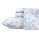 Laura Ashley Cotton Flannel-Soft-Deep Pocket-Sheet & Pillowcase Set - Vanessa - Queen