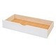 preview thumbnail 17 of 18, White Twin Size Solid Wood House Bed with Two Drawers, Roof and Wardrobe for Kids, Boys and Girls, Bedroom