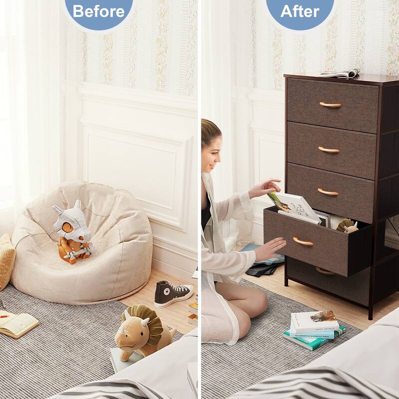 5 Drawers Vertical Dresser Storage Tower Organizer Unit for Bedroom