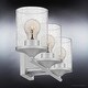 preview thumbnail 6 of 6, Luxury Modern Farmhouse Bath Fixture, 7.75"H x 21"W, with Transitional Style, Polished Chrome, by Urban Ambiance