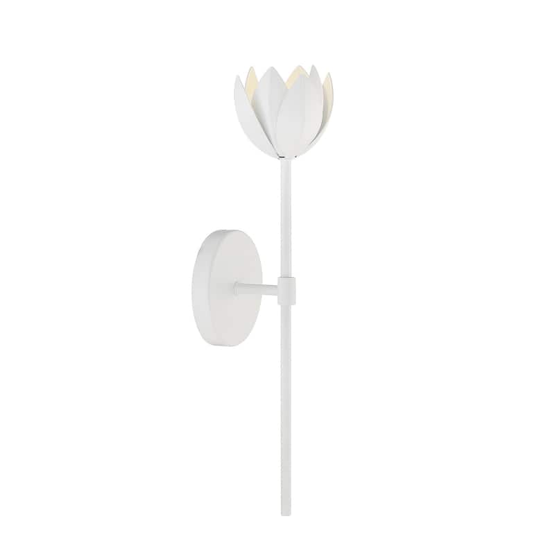 Meridian M90081 19" Tall LED Wall Sconce - White