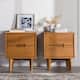 Middlebrook Mid-Century Solid Wood 2-Drawer Nightstand, Set of 2