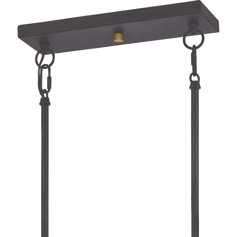 Dobbs 4-Light Island Chandelier in Old Bronze