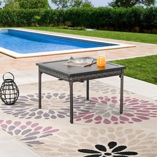 Patio Festival Outdoor Metal Coffee Side End Table