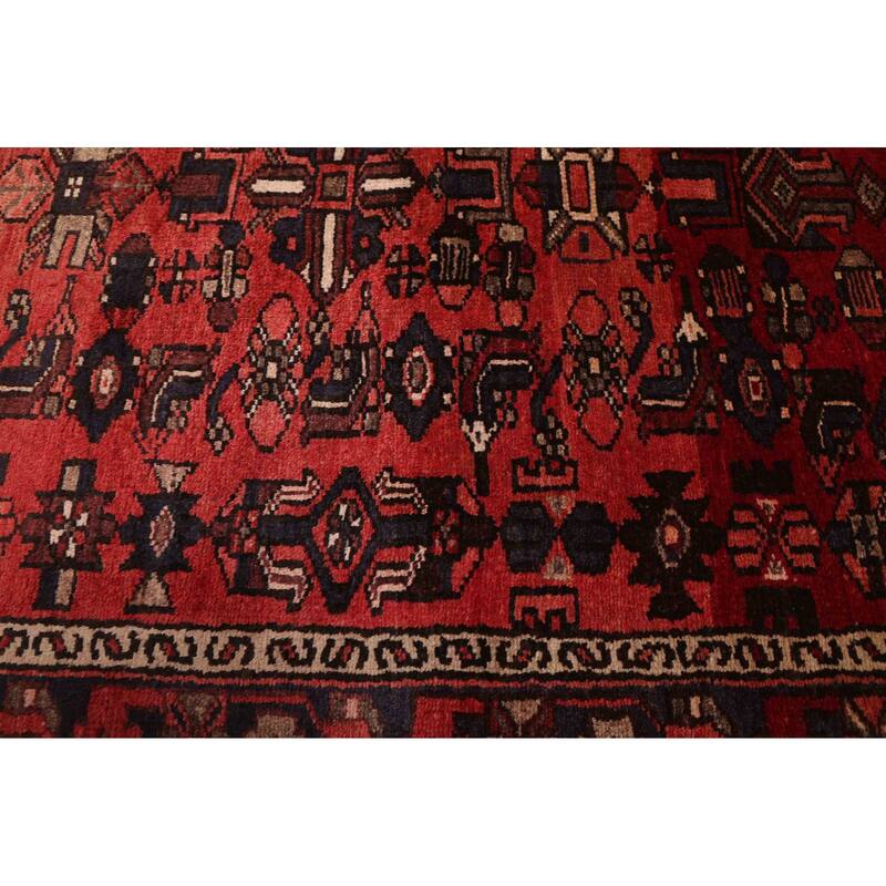 ECARPETGALLERY Hand-knotted Andelz Red Wool Rug - 3'1 x 10'1