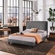 preview thumbnail 8 of 47, Dartington Velvet Fabric Platform Bed by iNSPIRE Q Modern