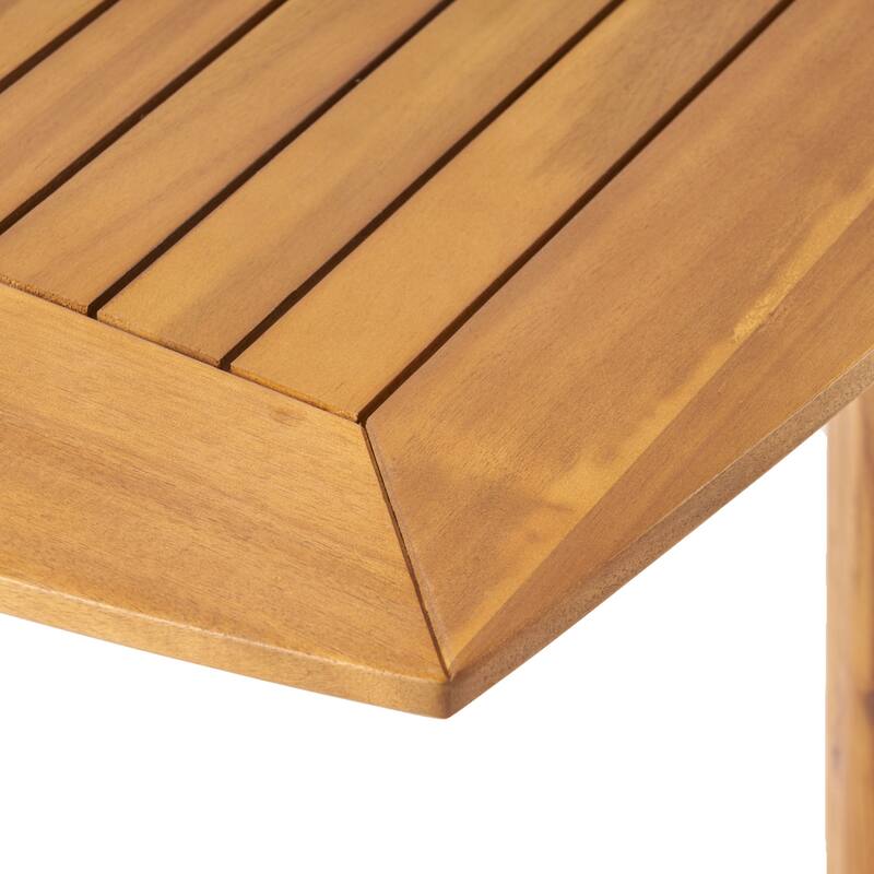 Christopher Knight Home - Emma Outdoor Wood and Resin 7 Piece Dining Set with Expandable Table