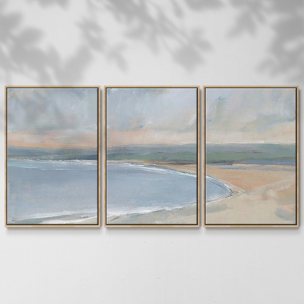 Coastal Study II - Multi Piece Framed Canvas