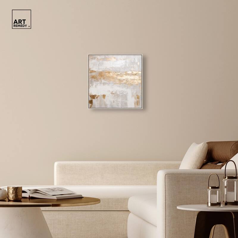 Melted Goldscape IV Canvas by Art Remedy