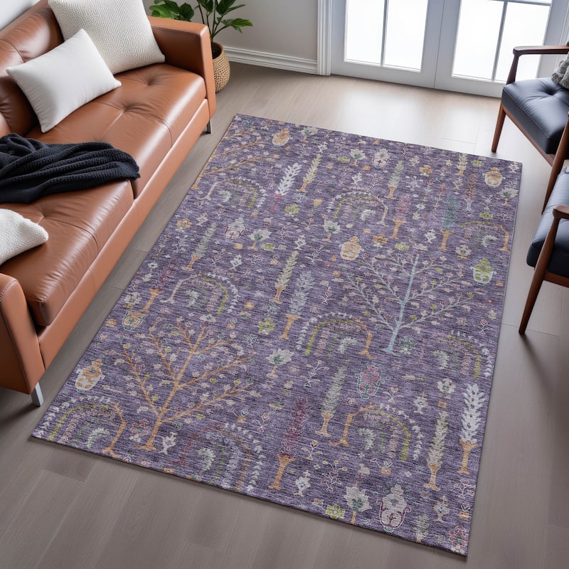 Premium Washable Super Soft Vintage Traditional Mayfield Rug