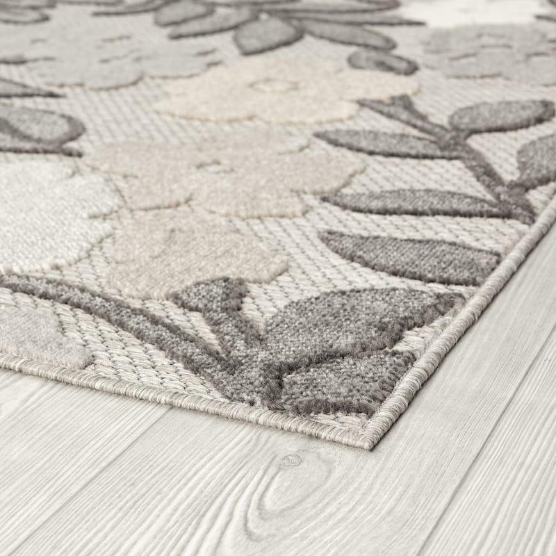 Origin Coastal Floral Indoor/Outdoor Area Rug