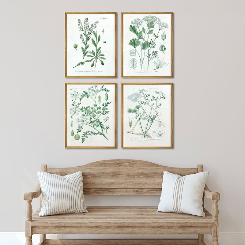Assemblage S/4 Framed Art Giclee Under Glass