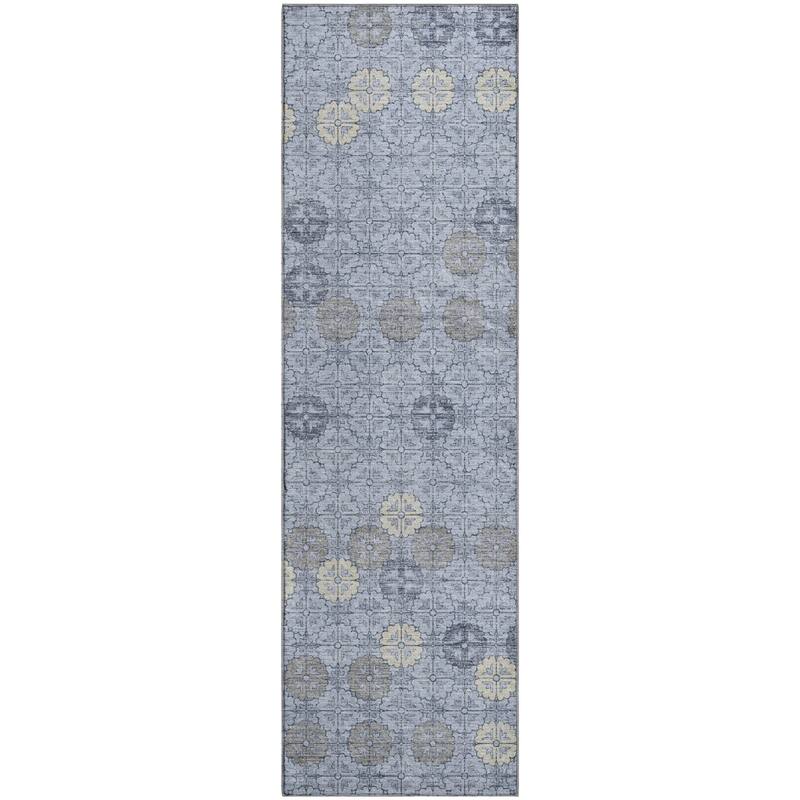 Premium Washable Super Soft Geo Mosaic Mayfield Rug