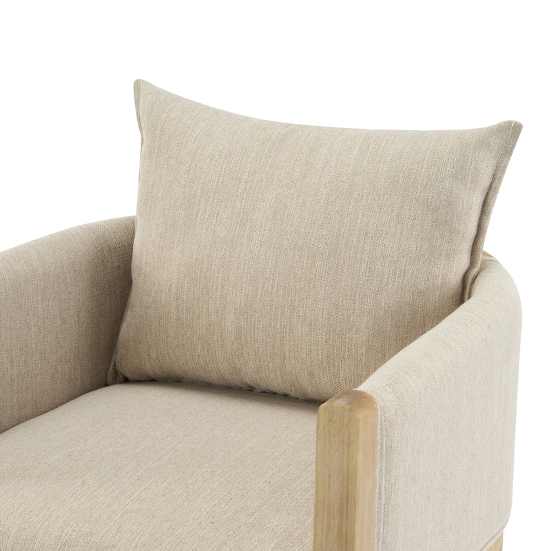 Christopher Knight Home - Callahan Linen Upholstered Dining Chair with Armrests