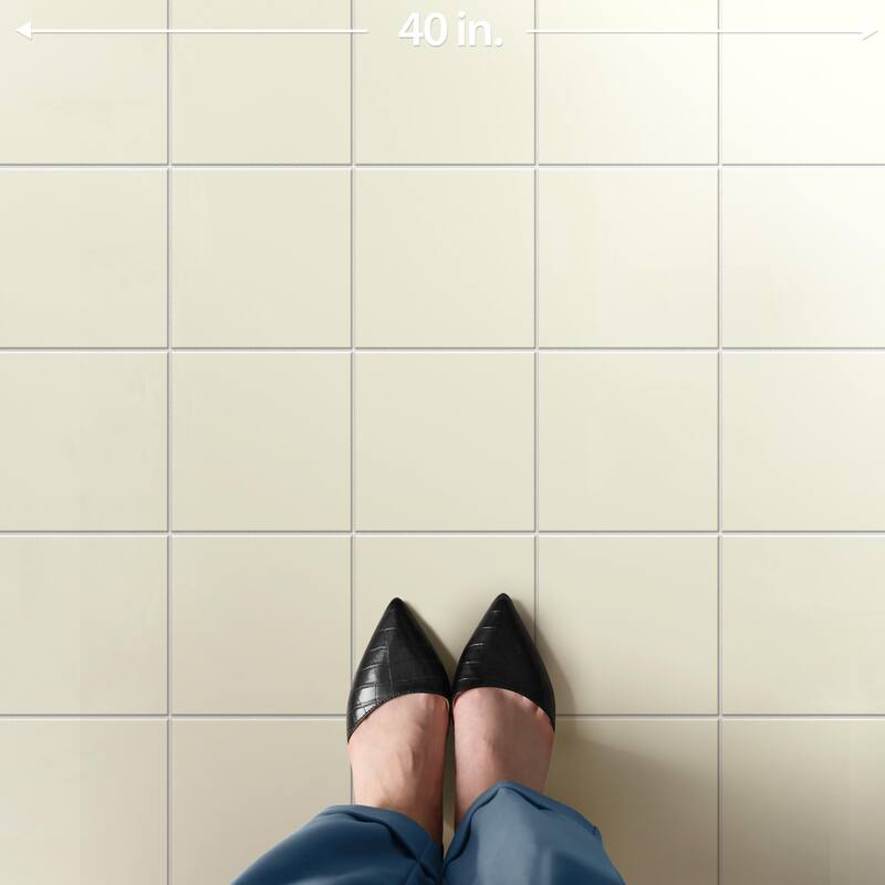 Merola Tile Monocolor Nacar 7-7/8" x 7-7/8" Ceramic Floor and Wall Tile