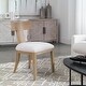 preview thumbnail 8 of 6, Uttermost Idris Natural Armless Chair