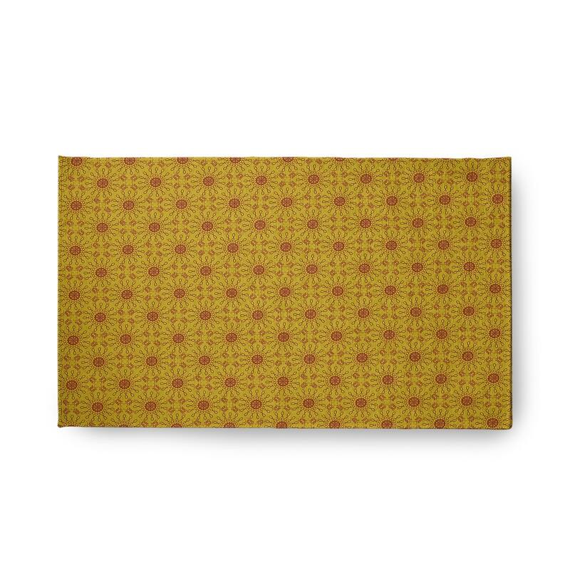 Sun Tile Rug - Mustard - 18" x 30"