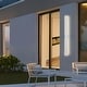 preview thumbnail 65 of 94, Aluminum LED Outdoor Wall Sconce Black Exterior Wall Light (1 / 2Pack)