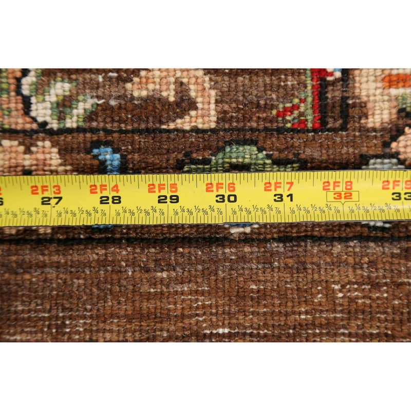 Vegetable Dye Floral Ziegler Oriental Area Rug Wool Handmade Carpet - 5'0" x 6'7"