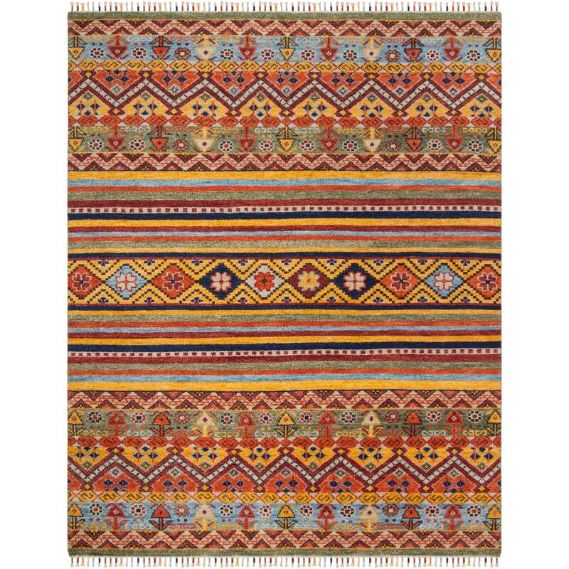 SAFAVIEH Hand-knotted Nomad Penelopia Southwestern Tribal Wool Rug