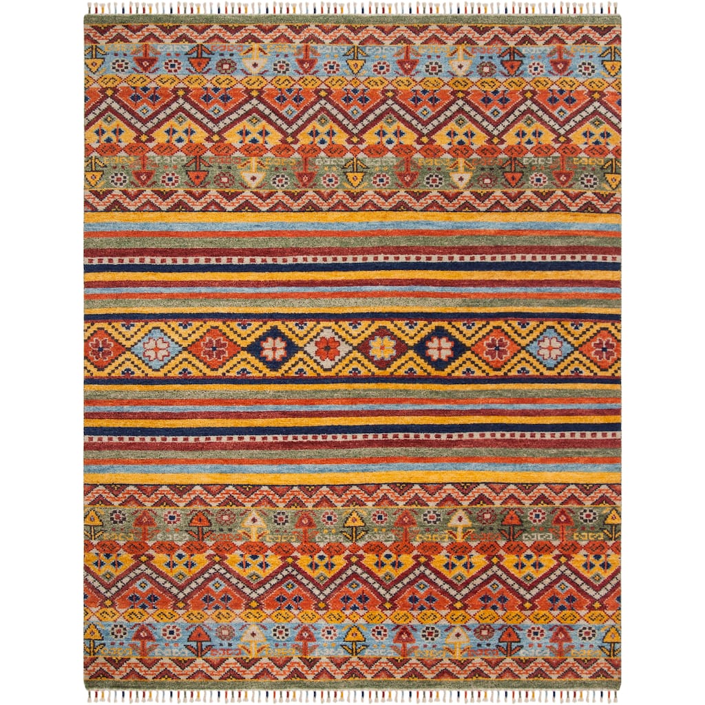 SAFAVIEH Hand-knotted Nomad Penelopia Southwestern Tribal Wool Rug