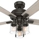 preview thumbnail 5 of 13, Hunter 44" Hartland Ceiling Fan with LED Light and Pull Chains - Farmhouse, Transitional
